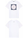 Compass Logo Printing Short Sleeve T-Shirt White - STONE ISLAND - BALAAN 5