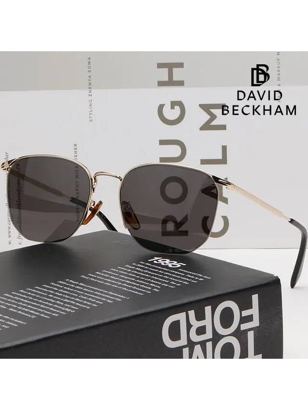 Sunglasses DB1038FS RHLIR semirimless gray Asian fit - DAVID BECKHAM - BALAAN 2