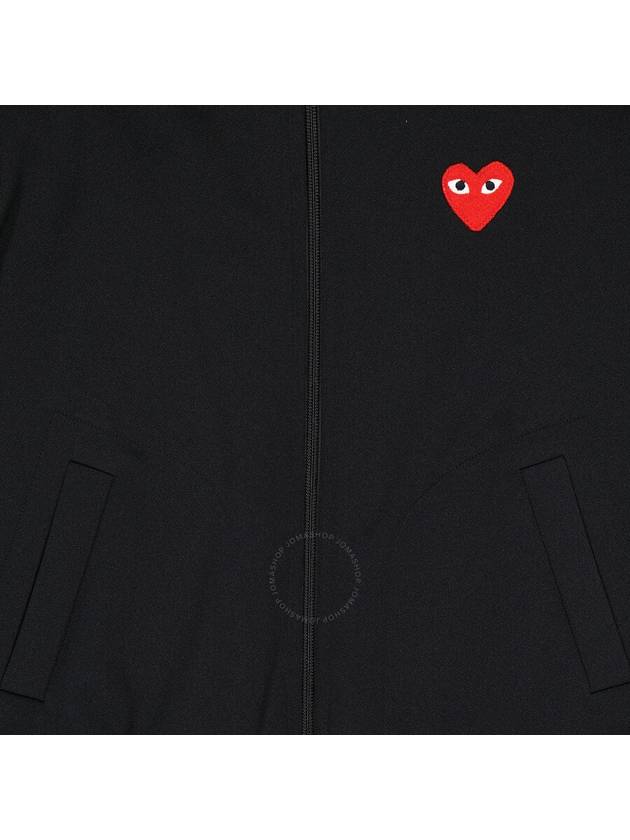 Comme Des Garcons Ladies Long-sleeve Embroidered Heart Logo Hoodie, Size X-Small - COMME DES GARCONS - BALAAN 3