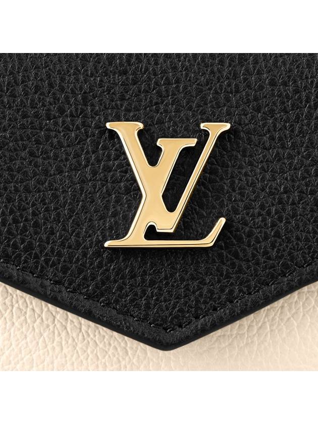 Lock Mini Calfskin Halfwallet Beige - LOUIS VUITTON - BALAAN 7