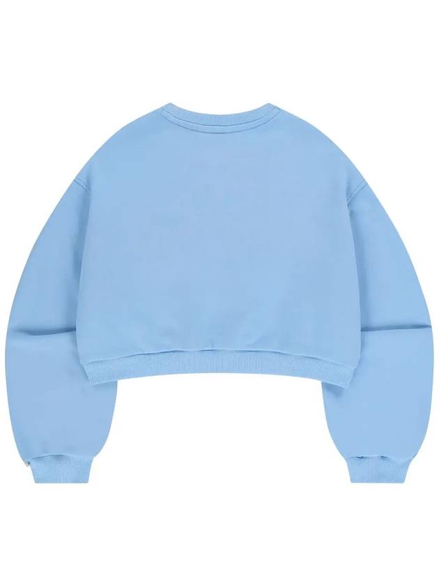 Double pocket crop sweatshirt sky blue - OFFGRID - BALAAN 2