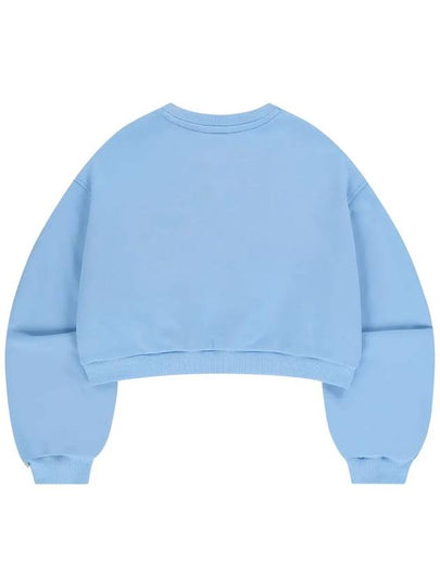 Double pocket crop sweatshirt sky blue - OFFGRID - BALAAN 2