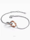 Tiffany 1837 Interlocking Circle Chain Bracelet Rose Gold - TIFFANY & CO. - BALAAN 3