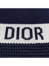 D Tulip Mesh Bucket Hat Navy White - DIOR - BALAAN 7