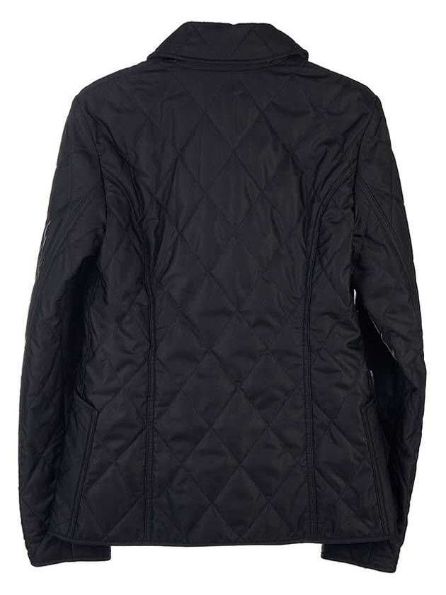 Diamond Quilted Thermoregulated Jacket Black - BURBERRY - BALAAN 3