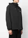 Men's Horseferry Logo Hooded Jacket Black - BURBERRY - BALAAN 6