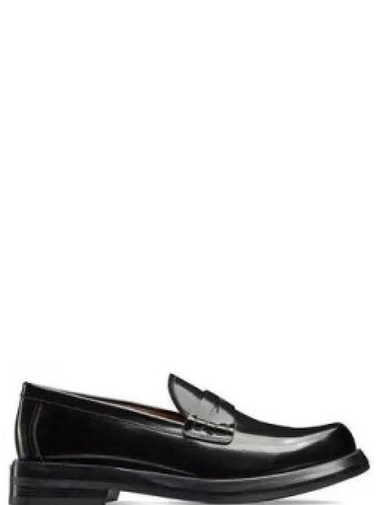 Carlo Polished Calfskin Loafers Black - DIOR - BALAAN 2