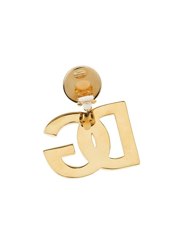 DG Logo Clip On Earrings Gold - DOLCE&GABBANA - BALAAN 8