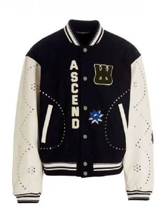 Wales Bonner Ascend Varsity Jacket 270053 - WALES BONNER - BALAAN 1