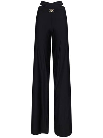 MARINE SERRE Trousers Black - MARINE SERRE - BALAAN 1