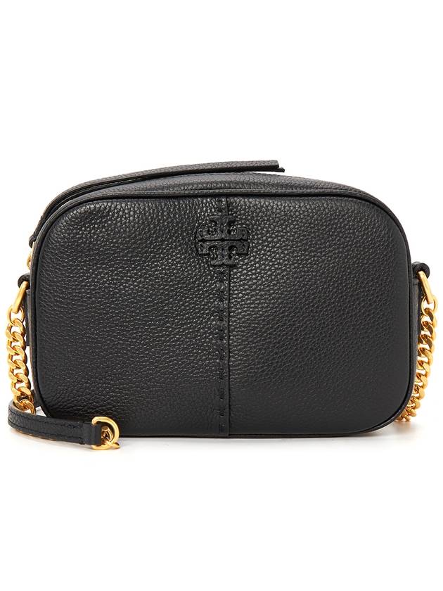 McGraw Logo Camera Shoulder Bag Black - TORY BURCH - BALAAN 2