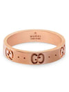 Icon Thin Band 18k RIng Rose Gold - GUCCI - BALAAN 3