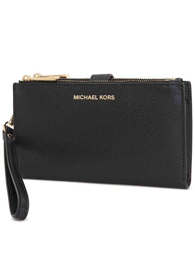 Adele Logo Phone 34F9GAFW4L BLACK Women's Clutch Long Wallet - MICHAEL KORS - BALAAN 2