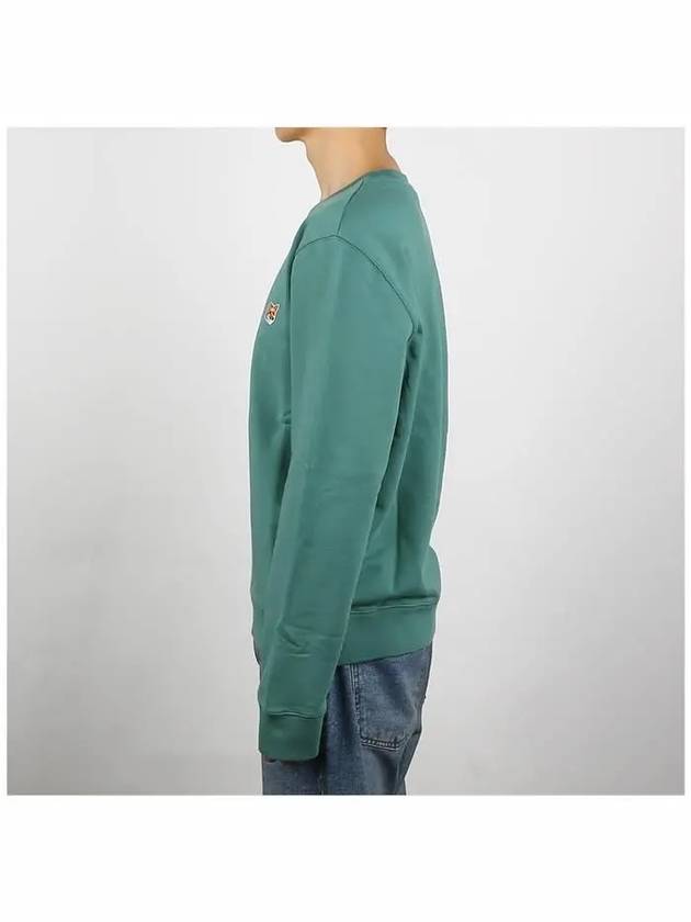 Fox Head Patch Regular Sweatshirt Teal Green - MAISON KITSUNE - BALAAN 4