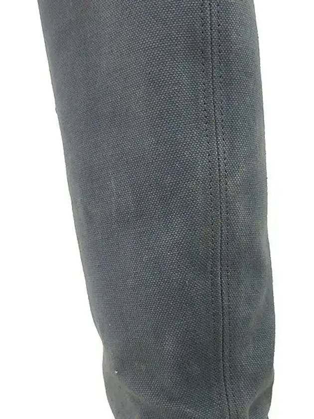 Stella McCartney gray fabric women s long boots - STELLA MCCARTNEY - BALAAN 5