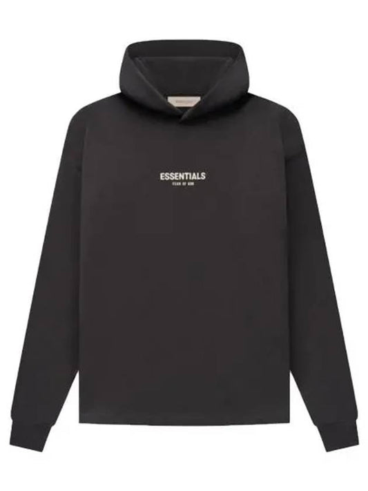 Essential Relaxed Hooded Sweatshirt Iron Men's TShirt 192BT212090F 506 - FEAR OF GOD - BALAAN 1