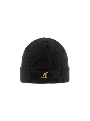 2978BC BLACK GOLD Cuff Pull on Acrylic Beanie - KANGOL - BALAAN 1