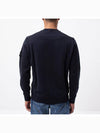 Wappen Patch Crew Neck Sweatshirt Navy - STONE ISLAND - BALAAN 4