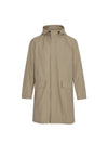 Loose Fit Hooded Single Coat Beige - SOLEW - BALAAN 2