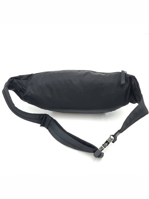 Triangle Logo Nylon Belt Bag Black - PRADA - BALAAN 5