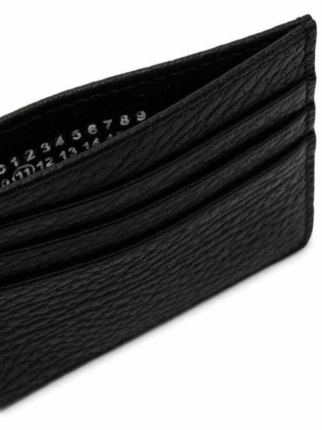 Four Stitch Card Wallet Black - MAISON MARGIELA - BALAAN 3