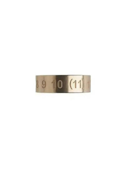 Numerical Logo Engraved Ring Gold - MAISON MARGIELA - BALAAN 2