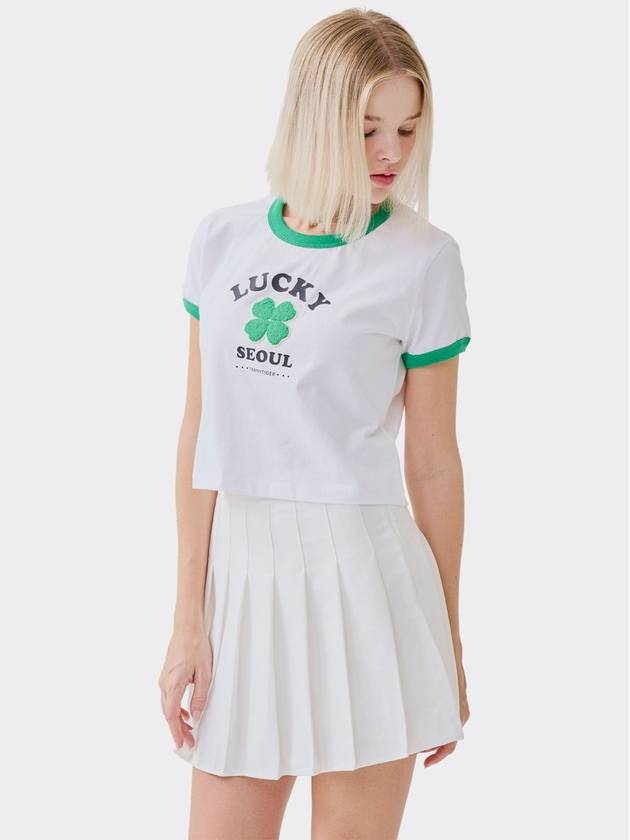 Lucky Seoul Crop T shirt - TEENYTIGER - BALAAN 3