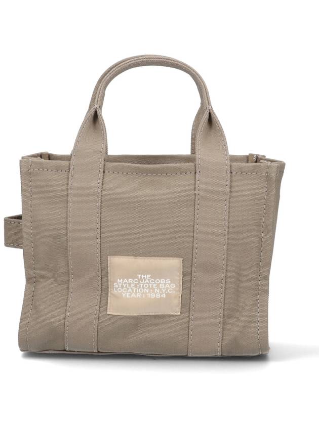 Logo Small Canvas Tote Bag Khaki - MARC JACOBS - BALAAN 4