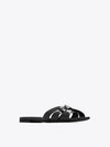 Tribute Patent Leather Mules Black - SAINT LAURENT - BALAAN 3