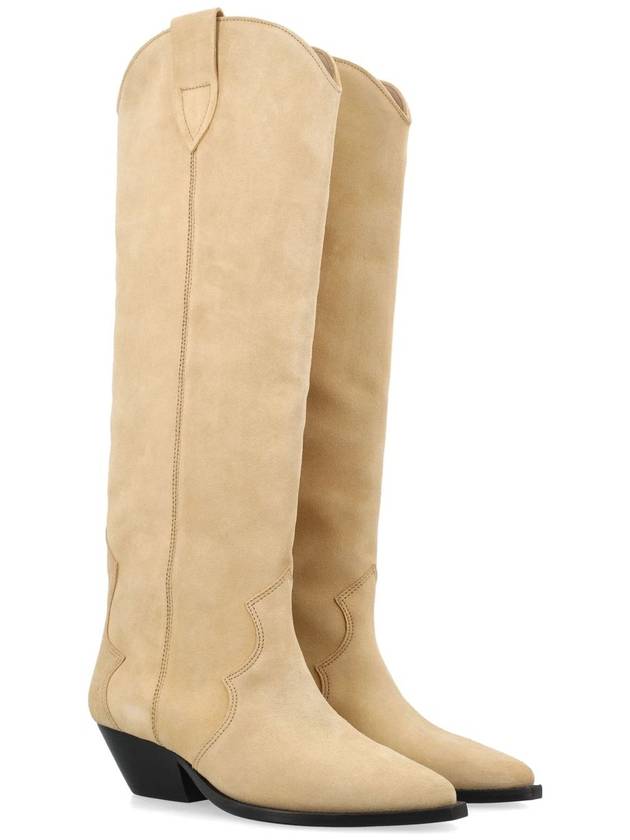 Denby suede long boots beige - ISABEL MARANT - BALAAN 3