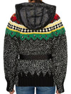 Tricot Cardigan Black - MONCLER - BALAAN 6