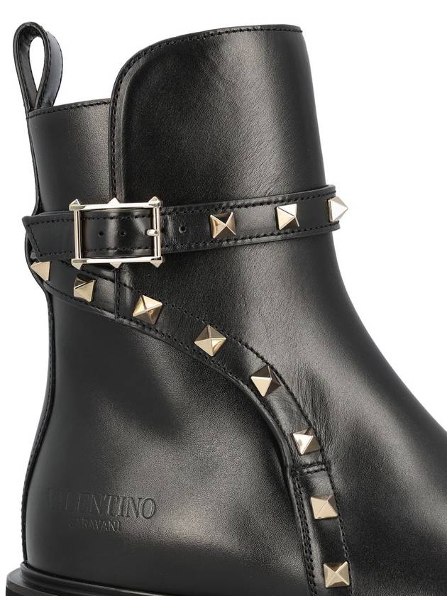 Valentino Garavani Boots Black - VALENTINO - BALAAN 4