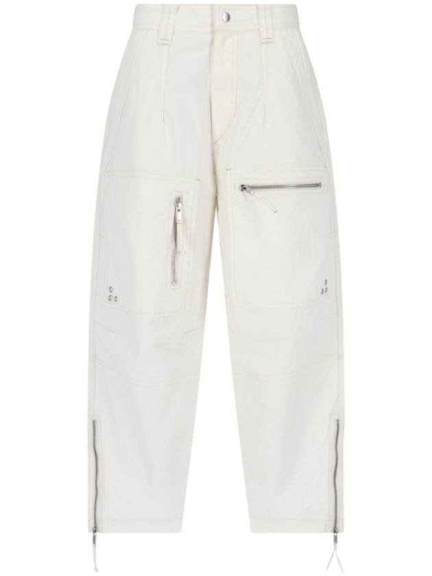 MARANT ETOILE Trousers White - ISABEL MARANT - BALAAN 1