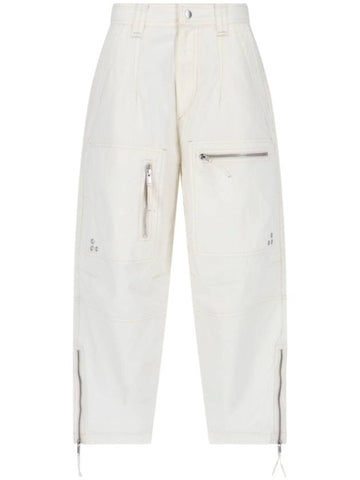 MARANT ETOILE Trousers White - ISABEL MARANT - BALAAN 1