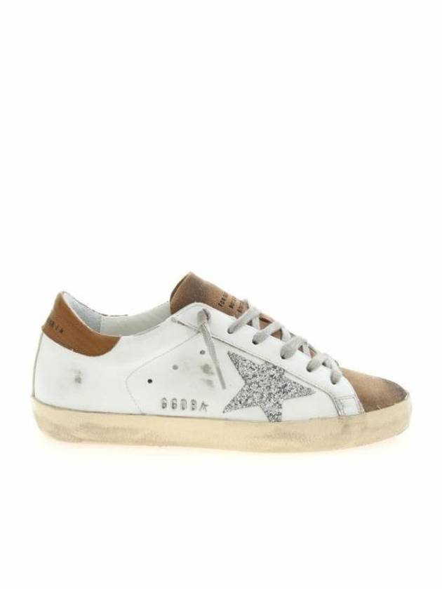 Women's Superstar Brown Tab Low Top Sneakers White - GOLDEN GOOSE - BALAAN 2