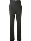 Super 120S Twill Classic Backstrap Trouser Pants Dark Grey - THOM BROWNE - BALAAN 2