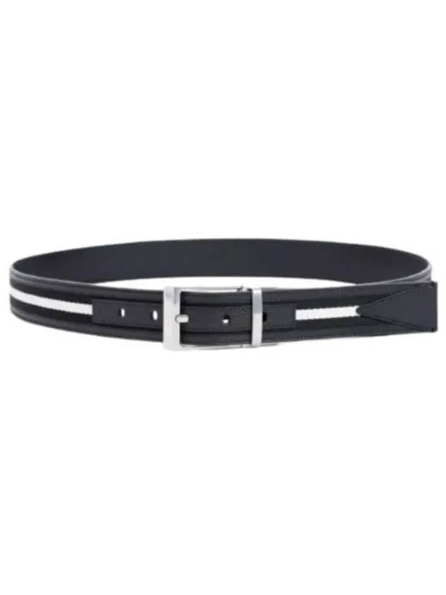 Shiffie Leather Belt Black - BALLY - BALAAN 2