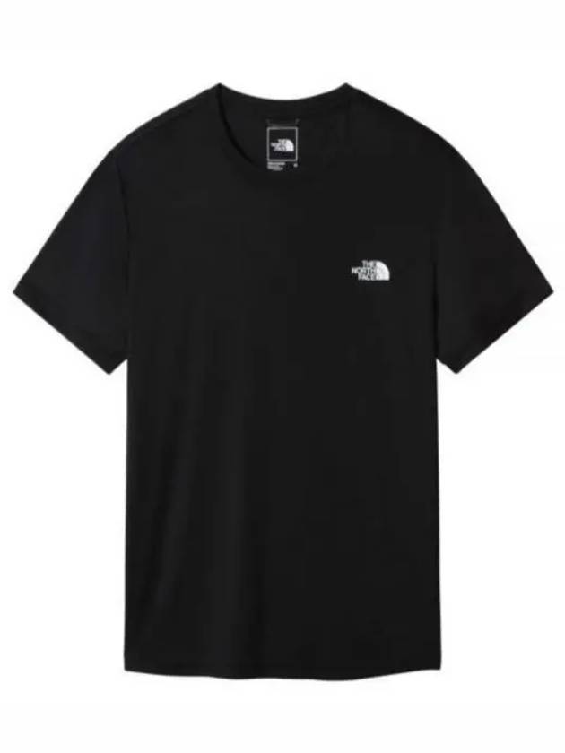 Men's Reaxion Ampere Crew Neck Short Sleeve T-Shirt Black - THE NORTH FACE - BALAAN 1