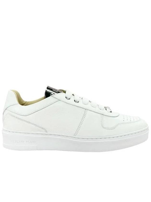 Vilux MSC3715 PLE010N 01 White Low Top Sneakers - PHILIPP PLEIN - BALAAN 1