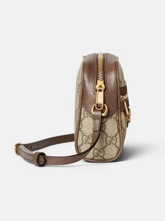 Ophidia GG Super Small Shoulder Bag Beige Ebony - GUCCI - BALAAN 7