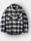 Ombre check quilted shirt jacket navy - INDUST - BALAAN 2