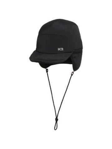 K2 ALP Wind Stopper Earplug Short Brim Cap Black - KATE - BALAAN 1