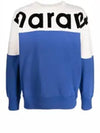 Howley Logo Crew Neck Sweatshirt Indigo - ISABEL MARANT - BALAAN 4