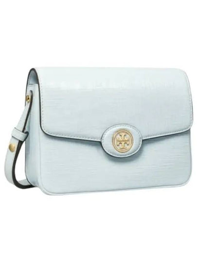 Robinson Spazzolato Convertible Shoulder Bag Blue - TORY BURCH - BALAAN 2