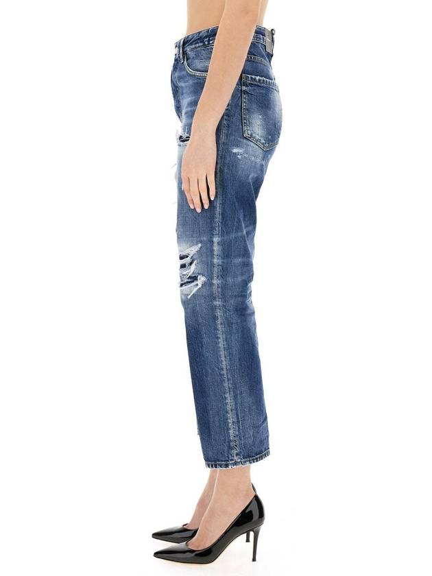 Denim Straight Pants S75LB0869 S30309470 DENIM - DSQUARED2 - BALAAN 5