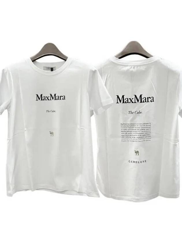 S GILBERT logo print short sleeve t shirt 31467936 1095327 - MAX MARA - BALAAN 1