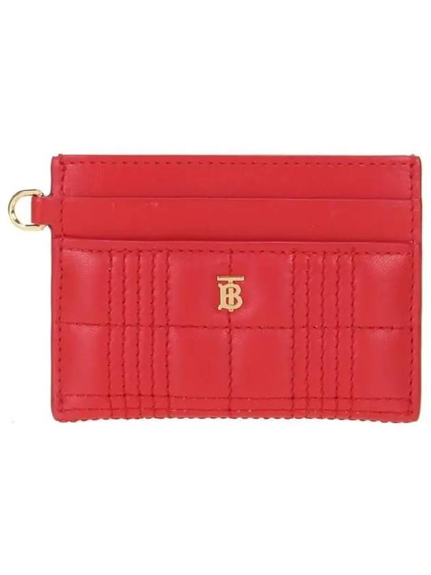 TB Quilted Card Wallet Red - BURBERRY - BALAAN 2