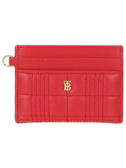 TB Quilted Card Wallet Red - BURBERRY - BALAAN 2