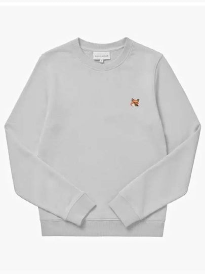 Fox Head Patch Regular Sweatshirt Grey - MAISON KITSUNE - BALAAN 2