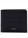 Men's TF Logo Half Wallet Blue - TOM FORD - BALAAN 2